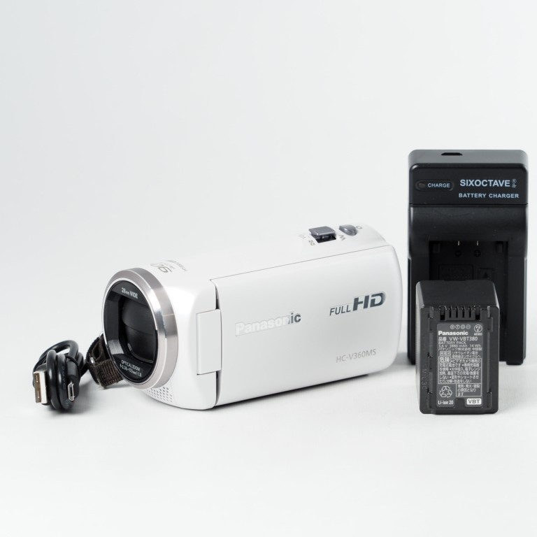 V360ms 16gb 90x Zoom White Hc-v360ms-w [near Mint] #14224