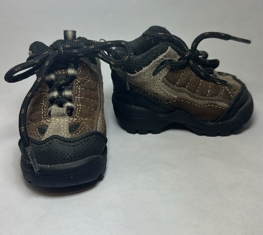 Botas de Senderismo Bebé Cherokee Talla 1 Vintage Cuero Superior Foto 2 de 4