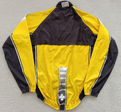 Assos Prosline mens vintage Yellow Long Sleeve cycling jersey