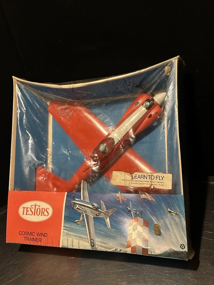 Vintage Testors Ready To Fly Trainer Engineer Powered Model New Sealed