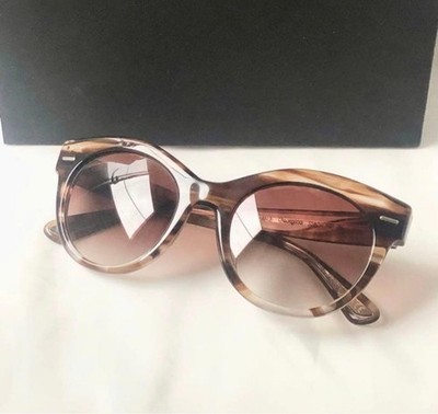 Oliver Peoples x The Row Georgica Sunglasses Oval Brick Ombre Japan Limited