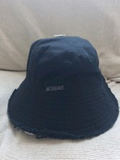 Jacquemus  le Bob Black Bucket Hat 100% Cotton  BNWT