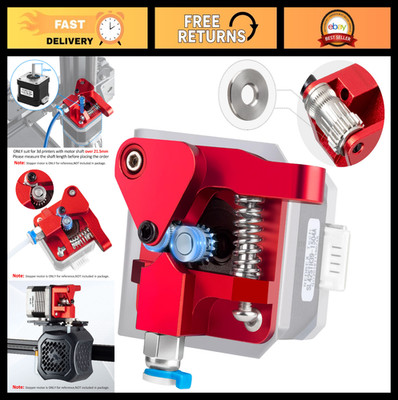 Dual Gear Extruder Upgrade Kit for Ender 3 V2 Pro, CR10 - Metal Drive Feeder, TP