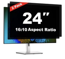 24 Inch Computer Privacy Screen for 16:9 Aspect Ratio Widescreen NEW 2 Pack 