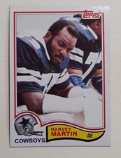 1982 Topps Harvey Martin #320 football card Dallas Cowboys
