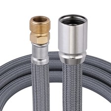 Pull Down Spray Hose Replacement Brass 59 In for Kitchen Faucet