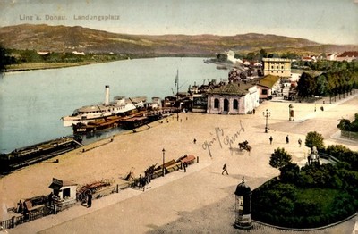 Linz a. Donau, 1908, Schwester & Freunde Postcard