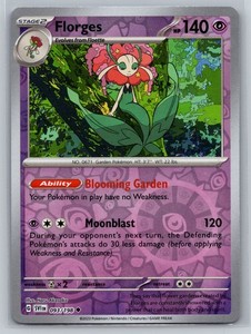 Florges 093/198 Scarlet & Violet Base Set Reverse Holo Uncommon