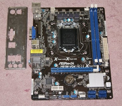 ASRock H61M-VG4 Motherboard Intel H61 DDR3 LGA 1155