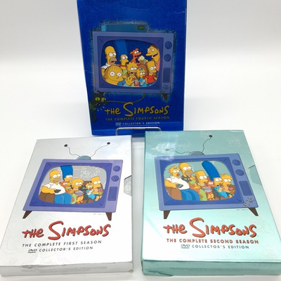 #ad The Simpsons The Complete 1st DVD 3 Disc 2nd amp; 4th DVD 4 Disc Sets Seasons $26.95