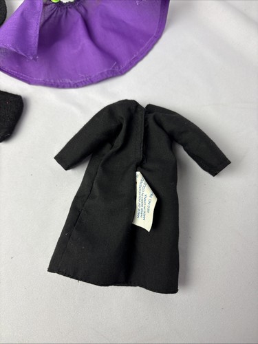 Eden Madeline 8" Poseable Doll Halloween Witch Outfit With Mask - Picture 4 of 8