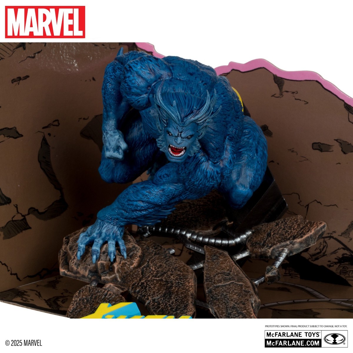 McFarlane Toys Beast 1:10th Scale Collectible w/ Scene (X-MEN #1