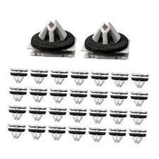 30PCS Rocker Moulding Clip, Fender Exterior Trim Clips, Replaces 30 PCS