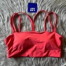 JOY LAB Wireless Sports Bra Womens Size Medium Strappy Pull Over Workout
