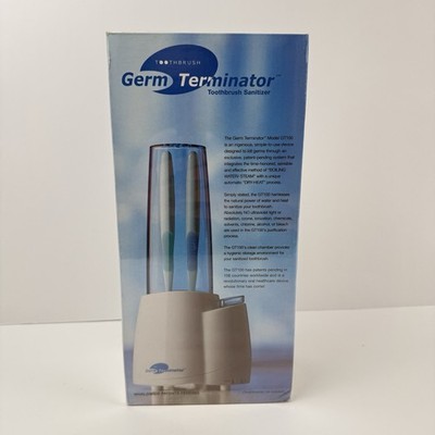 Germ Terminator Steam Sterilizer for Toothbrushes Oral Health Model GT100 NEW