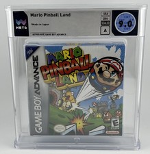 MARIO PINBALL LAND Nintendo Game Boy Advance GBA - WATA Graded 9.0 A - Sealed
