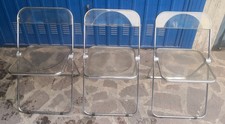 Set di 3 sedie Plia by Piretti per Anonima Castelli