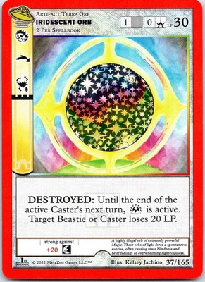 Iridescent Orb - 037/165 - Reverse Holo - LP - UFO First Edition