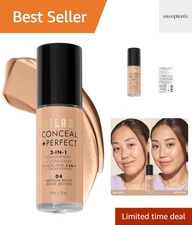 Conceal + Perfect 2-in-1 Foundation + Concealer for a Flawless Complexion, Un...