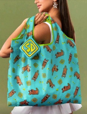 Scooby Doo Bag Reusable Foldable Portable Travel Shopping Gift Present Christmas