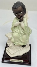 Guiseppe Armani, Armani's Little Treasures Florence Angel on stand Signed 6"