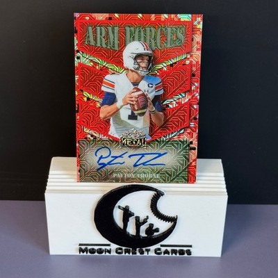 Payton Thorne (RC | #3/3 Arm Forces | Auto) - 2025 Leaf Metal Winnipeg CFL  