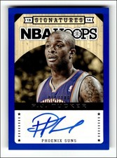 2013-14 Hoops Autographs Blue #86 P.J. Tucker #'d 61/100