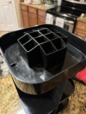 MAKEUP ORGANIZER 360 ROTATING VANITY COSMETIC STORAGE BLACK