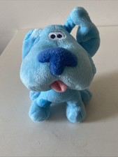 Vintage 1998 Blue  s Clues Bean Bag Plush Toy Nick Jr. Viacom Stuffed Animal Dog