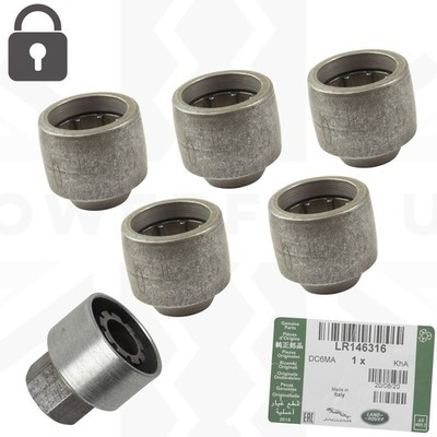 Sicherungsmutter SET für Stahlfelge Defender L663 Original LR146316 6-tlg 18''