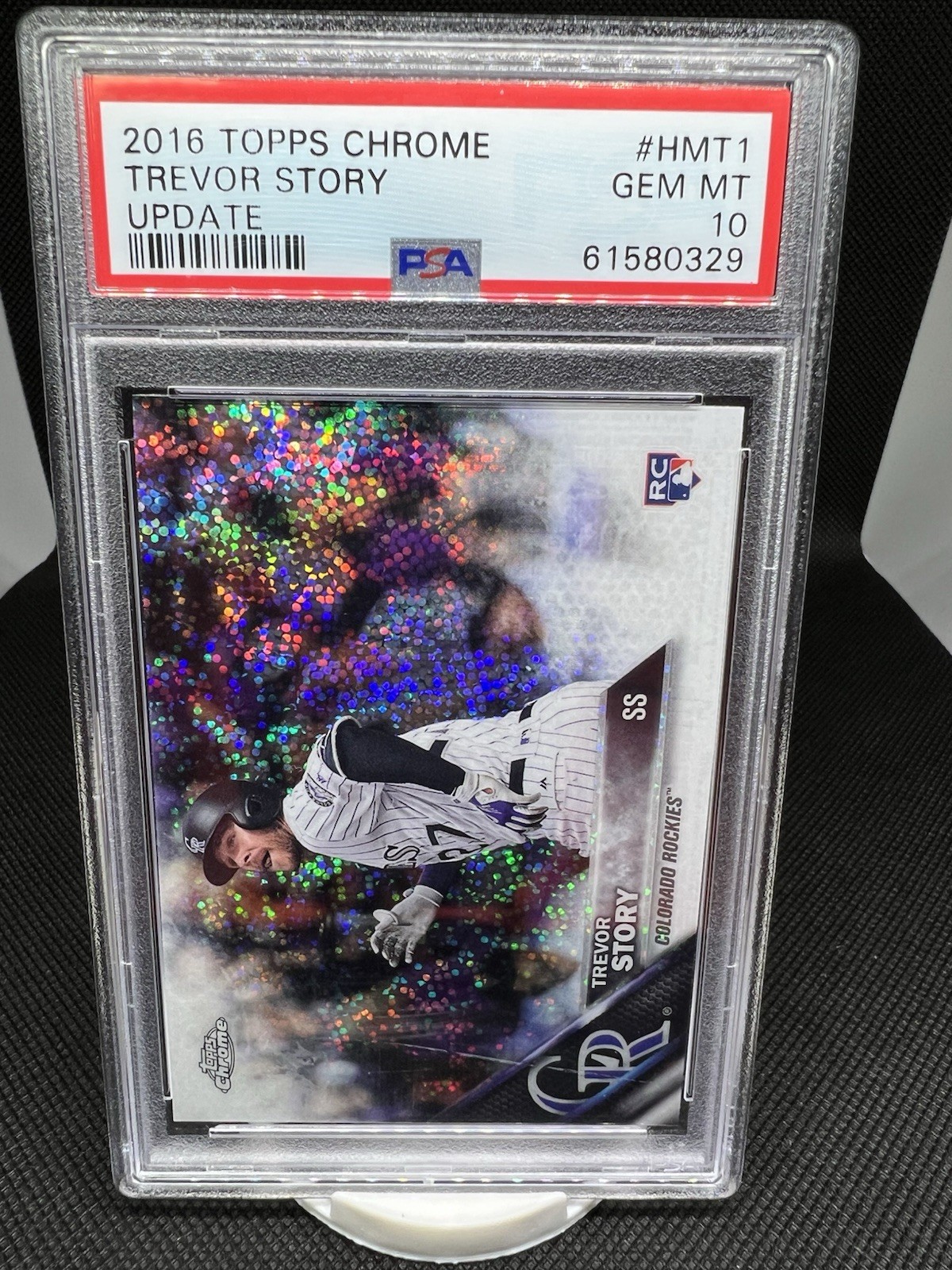 2016 Topps Chrome Update Trevor Story Rookie RC #HMT1 PSA 10 GEM MT Rockies