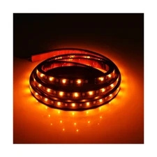 2x 60" Running Board LED Light DRL Side Step Strip Bar Amber White Turn US