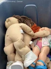 Cabbage Patch Kids Cloth Body Vinyl Head Brown Blonde Hair Amsterdam Dolls Lot