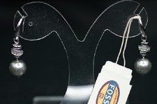  FOSSIL Damen 925 Silber rhodiert Ohrringe Ohrhänger JFS00017 große Perle x NEU