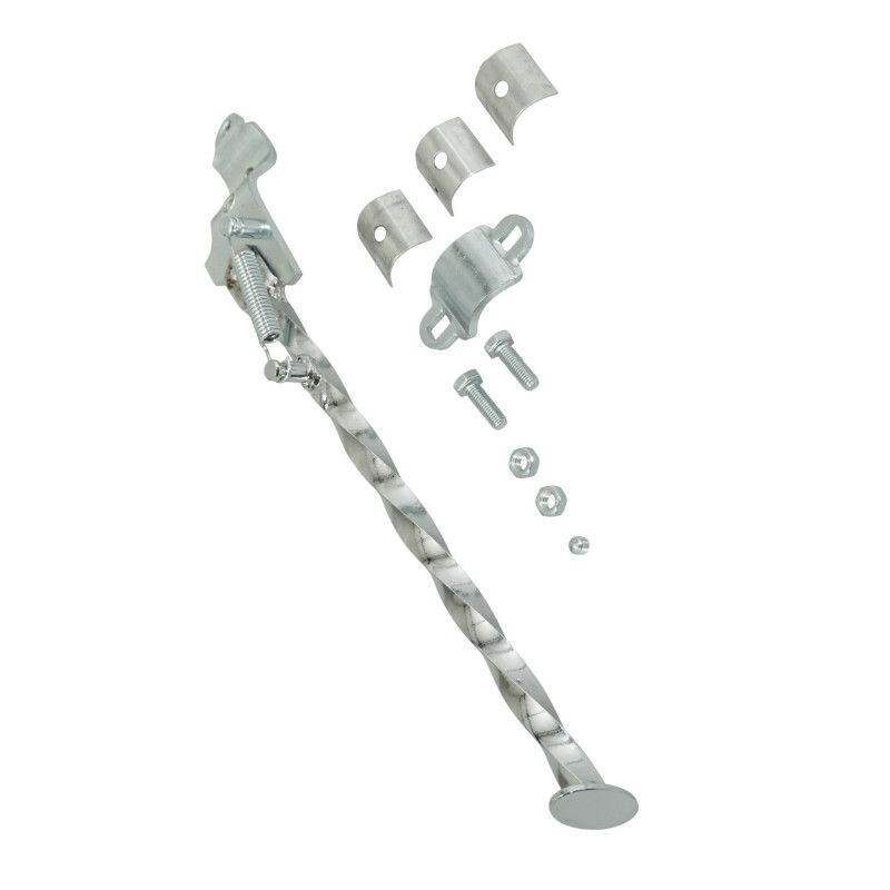 Béquille latérale torsadée 340 mm pour garer facilement votre mobylette Peugeot 103 en ville