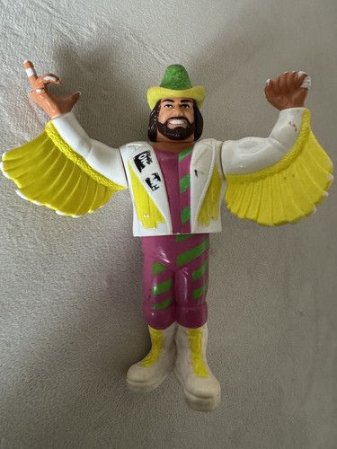 WWF MACHO MAN RANDY SAVAGE Hasbro Wrestling Figure...