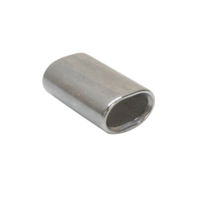Cashmere Crimp Chamfer Stainless Steel Cable Wire Rope Crimping Loop Sleeve, 1/2