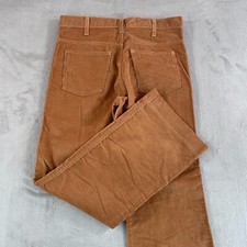 Vintage Op Ocean Pacific Pants Men 30x30 Brown Corduroy Made in USA Beach NWOT