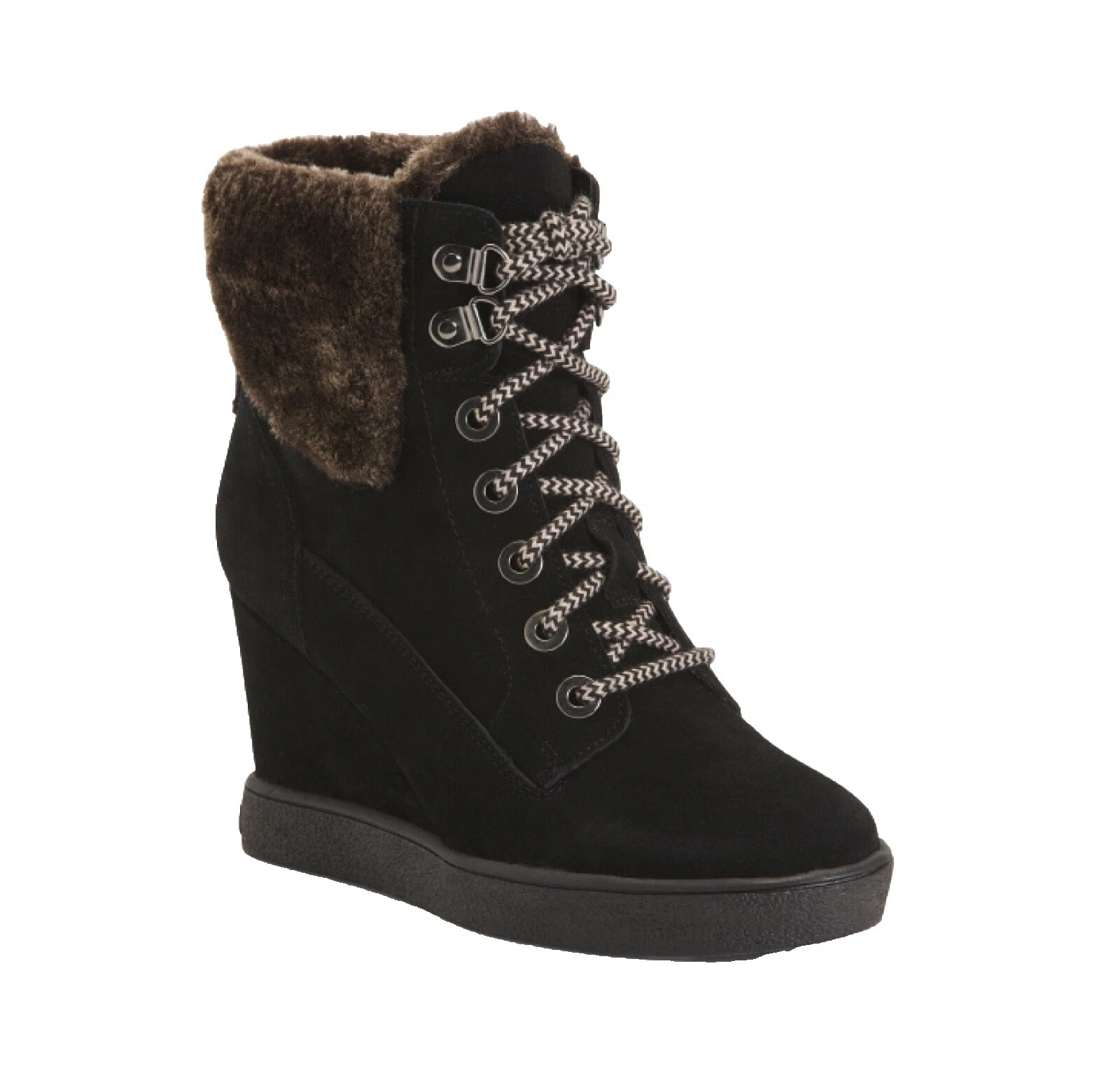 Easy Spirit Wedge Leather Upper Boots for Women