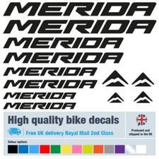 Merida bike decals labels with free bike protection (27 pack) free delivery