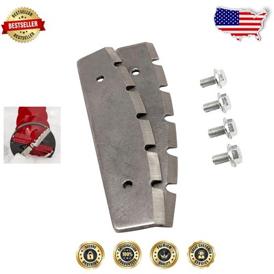 10'' Replacement Ice Auger Blades - Durable Steel Construction for Lasting Edge