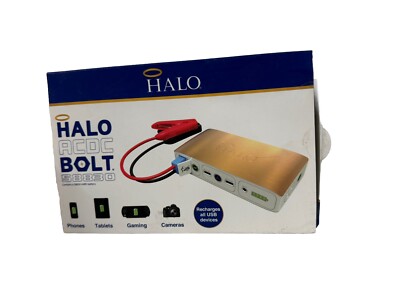 HALO ACDC Bolt 58830 mWh Portable Phone Laptop Charger Car Jump Starter ...