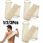 US Exfoliating Bath Scrubber Shower Back Strap Loofah Spa Body Skin Brush Sponge