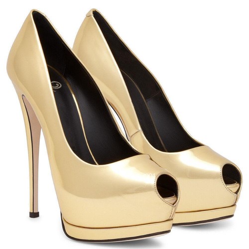 Women's Peep Toe Platform High Heels Pumps Stilettos Fashion Party ...