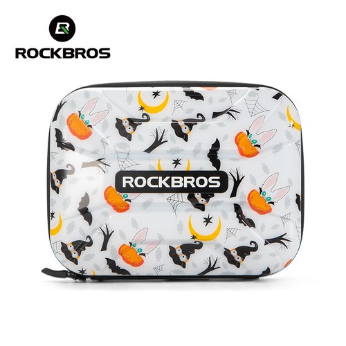 ROCKBROS Folding Bicycle Front Bag Waterproof PC Hard Shell 1.9L Large Capacity - Picture 2 of 13