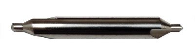 #3 Solid Carbide Center Drill   60 Degree   7/64'' Pilot   CNC - 1/4'' Shank