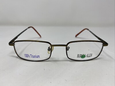 Burns & Allen 11 Antique Gold/Demi Eyes 49-18-140 Eyeglasses Frame RM62