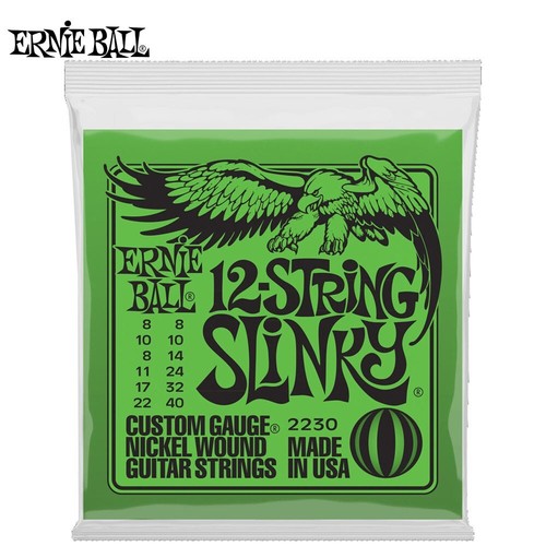 Ernie Ball 2230 Regular Slinky Nickel 12-strunowa gitara elektryczna struny 8-40 - Zdjęcie 1 z 1