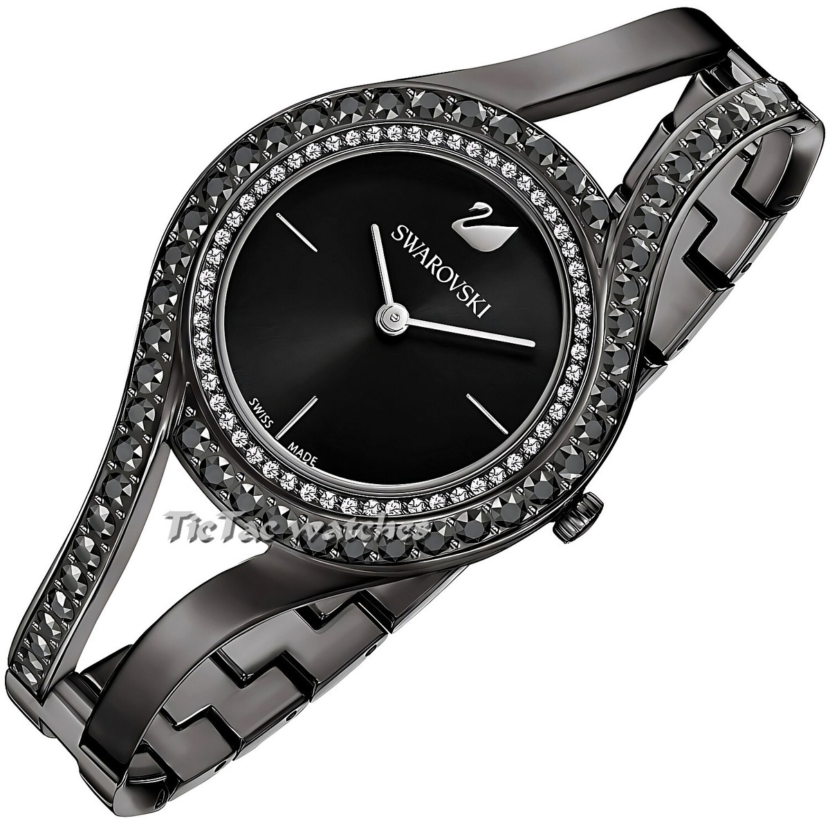 SWAROVSKI WATCH 5376659 ETERNAL LADIES BLACK TONE DIAL BRAND NEW