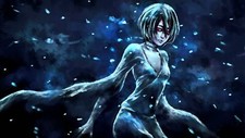 Anime girls bleach kuchiki rukia nanfe blue red eyes Playmat Game Mat Desk